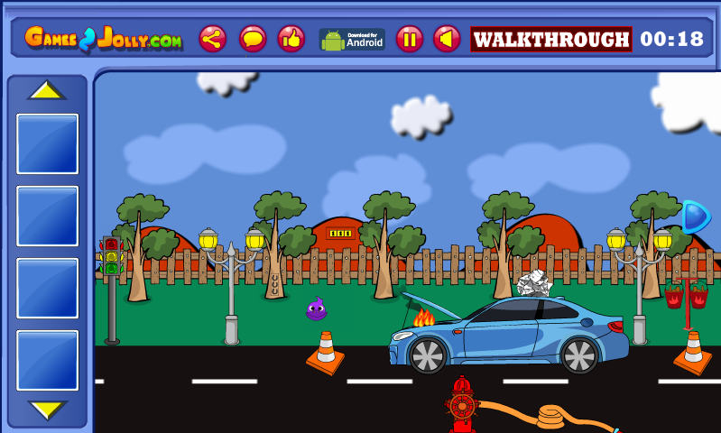 Recover a Burning Car on Fire