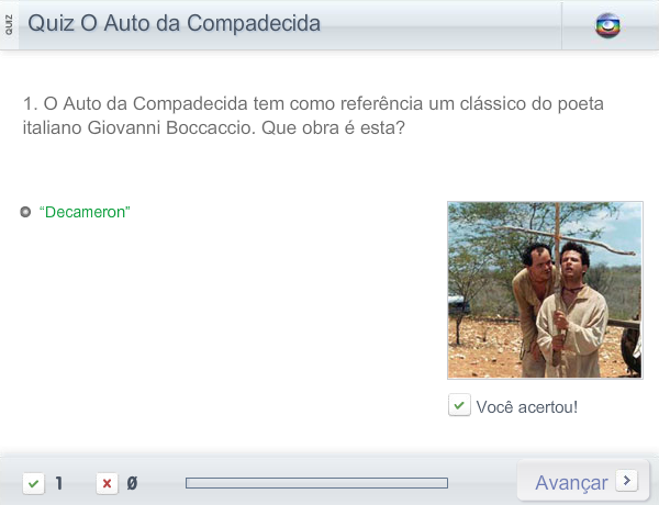 Quiz O Auto da Compadecida