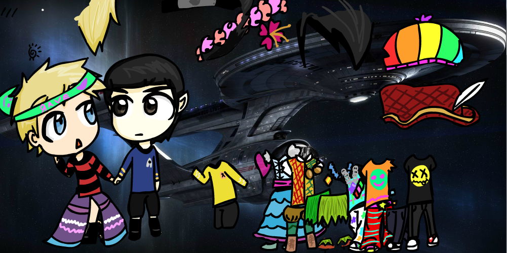 Spock and Kirk Dress Up