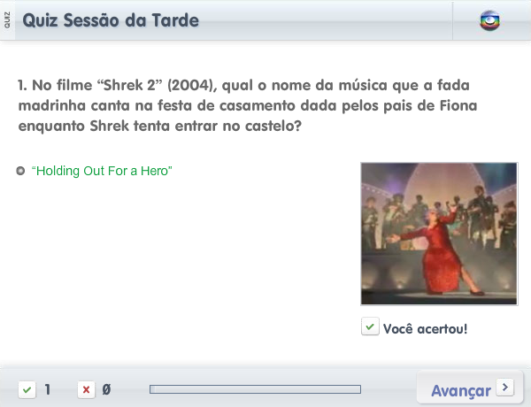 Quiz Sessão da Tarde (2012-03-07)