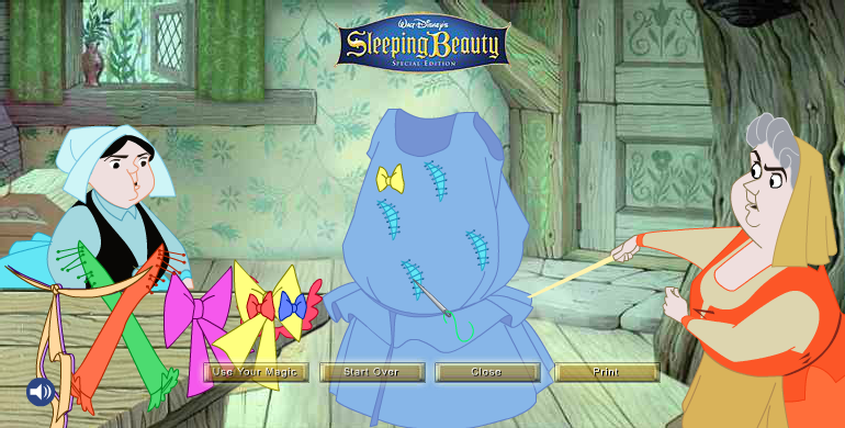 Sleeping Beauty: The Dress Game