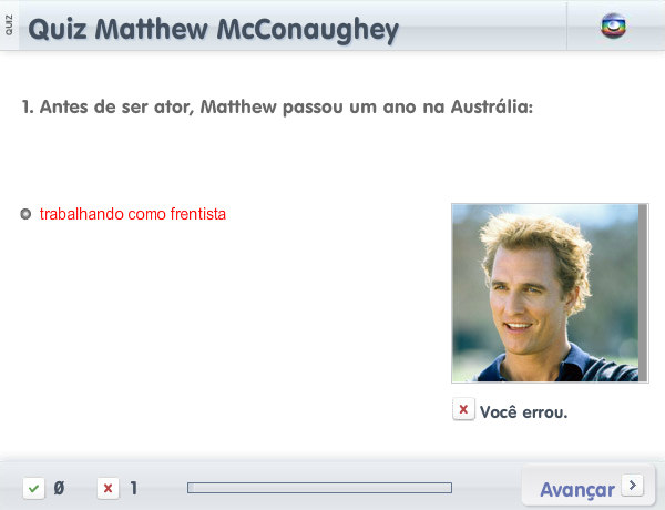 Quiz Matthew McConaughey