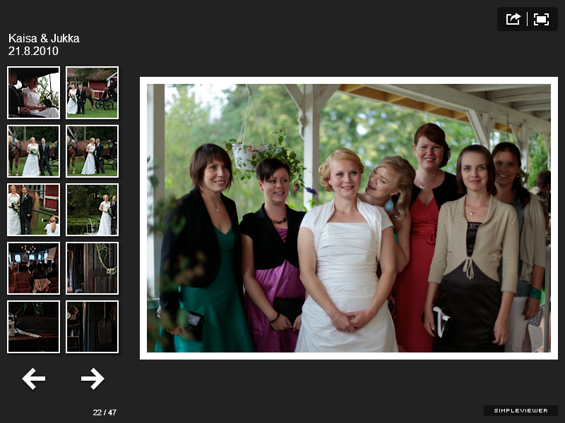 Kaisa & Jukka 21.8.2010