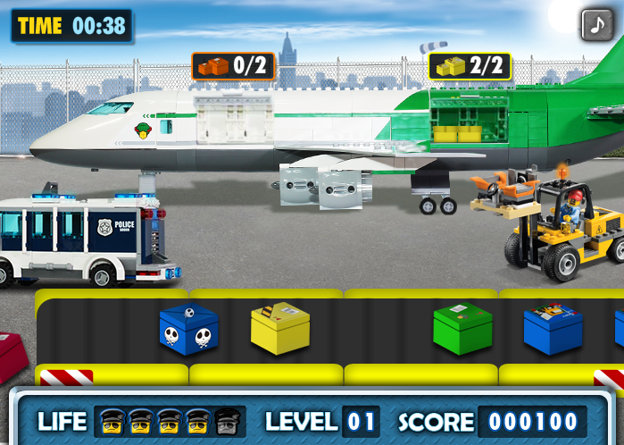 LEGO City 화물 터미널과 비행기