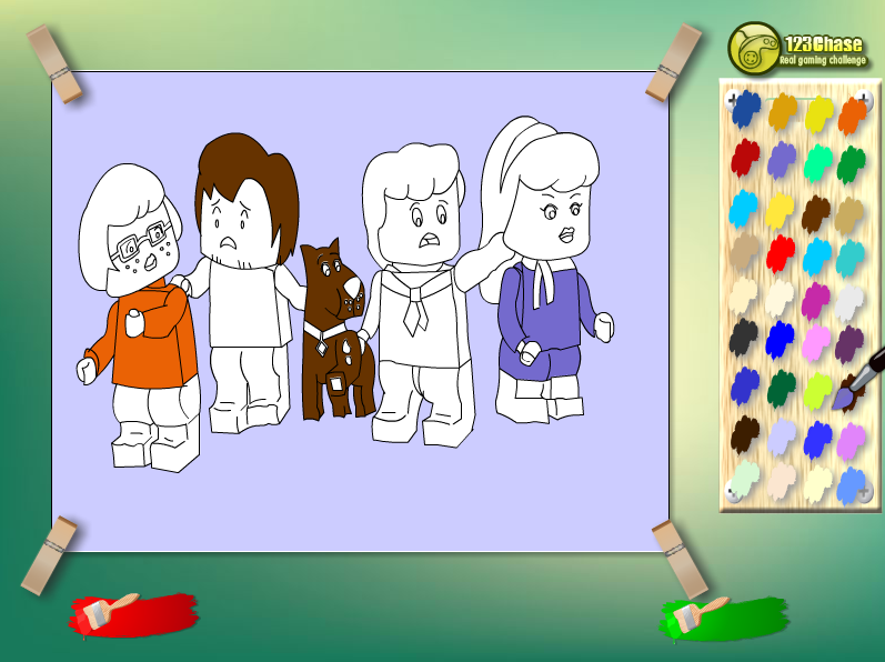 Lego Scooby Doo Kids Coloring