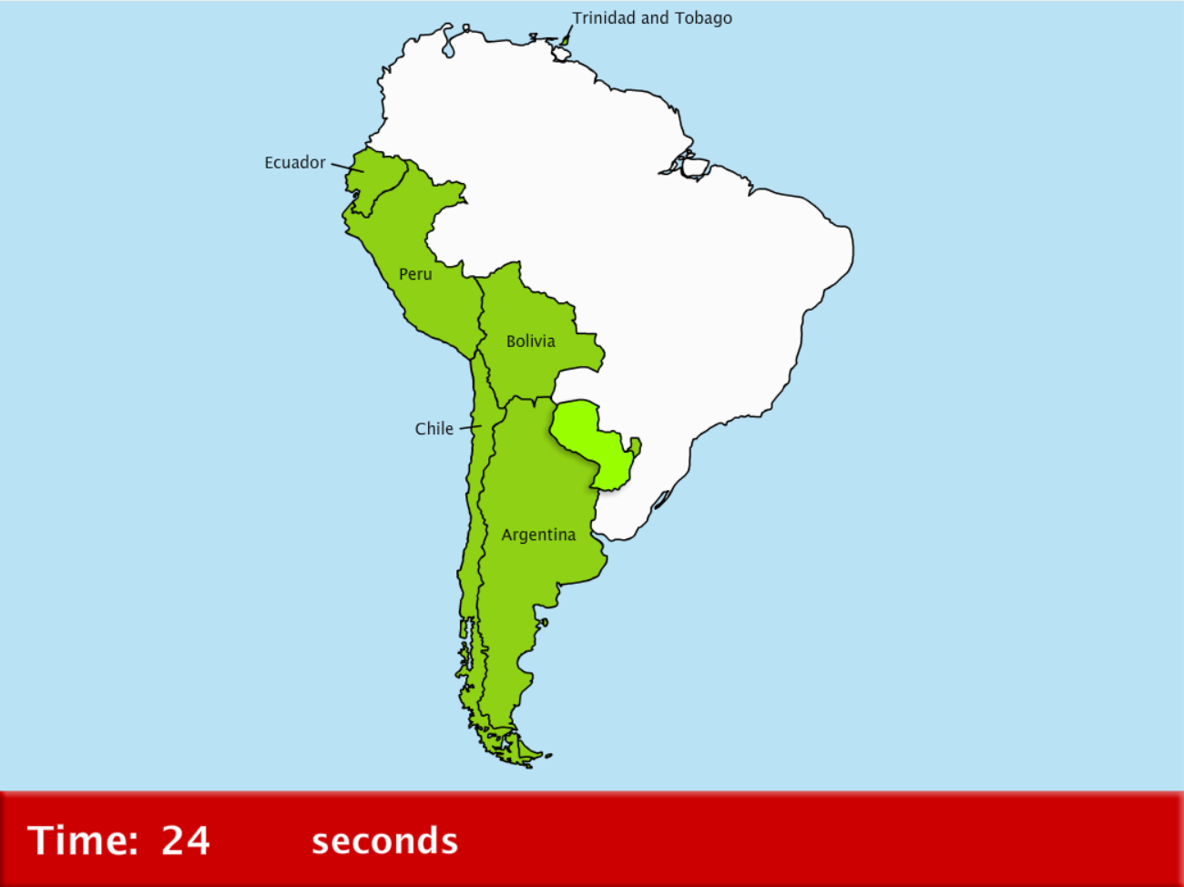 Map Snap: South America