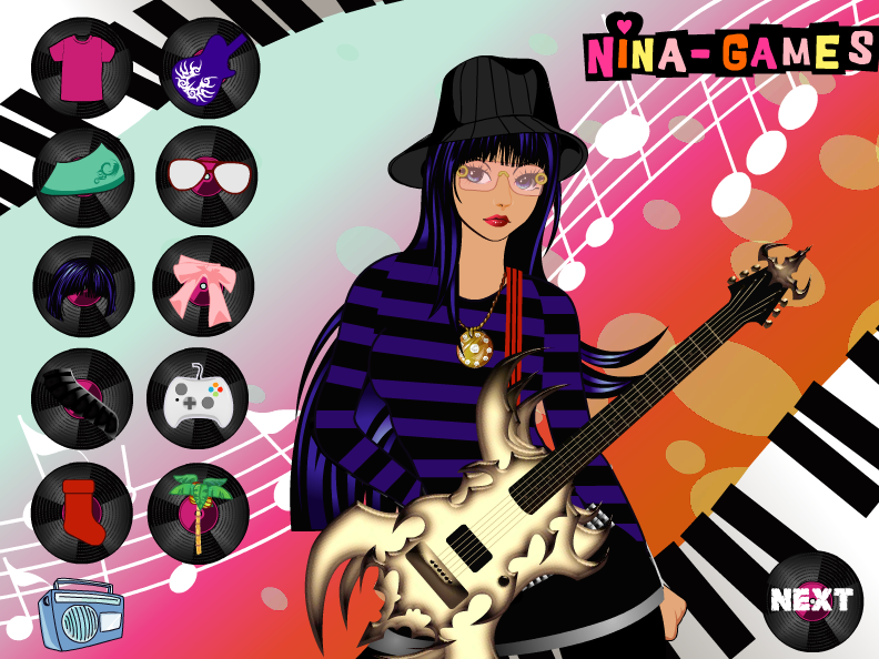 Rock n' Roll Girl Dress up