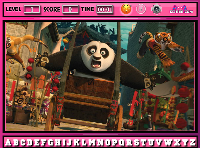 Kung Fu Panda 2 - Find the Alphabets