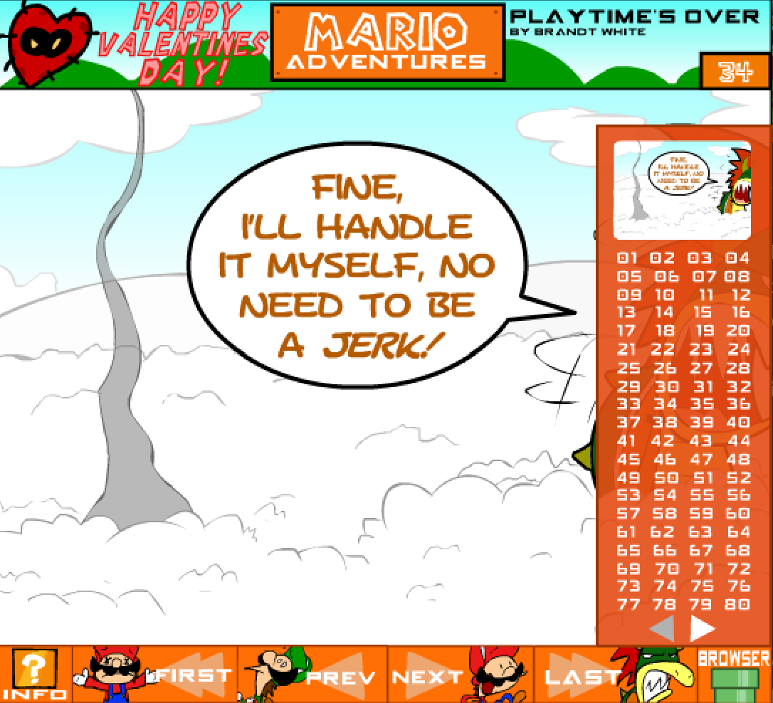 Mario Adventures #39 'Who Invited the Bad Guy?'