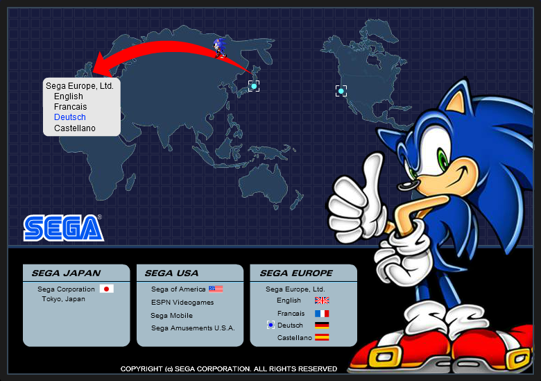 SEGA Splash Screen
