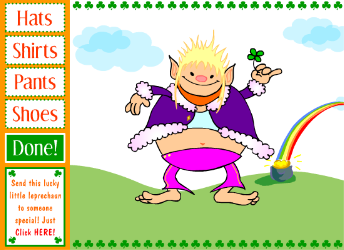 Dress Your Leprechaun