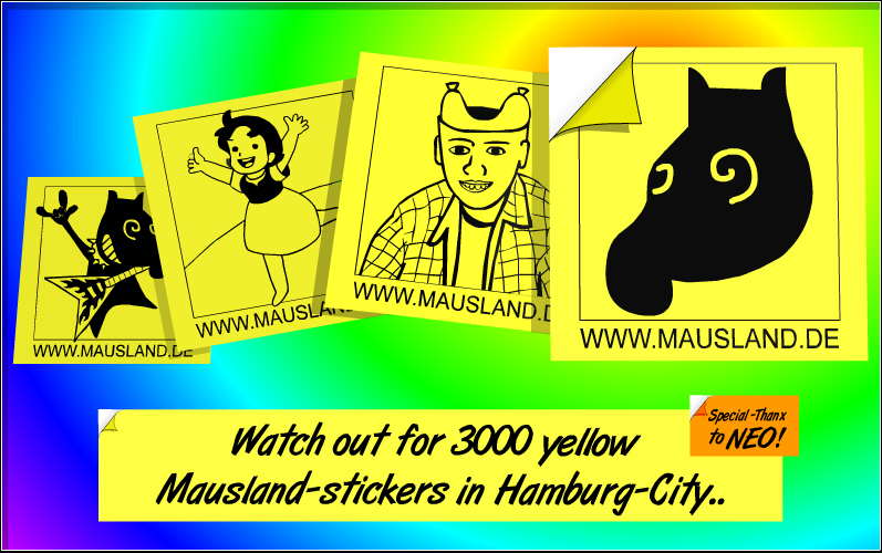 Mausland Stickers