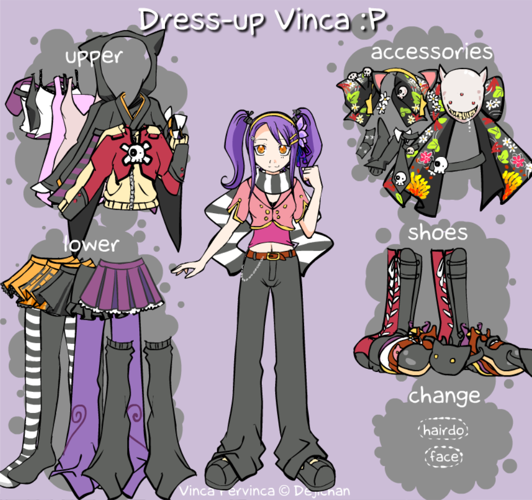 Dress Up Vinca =3