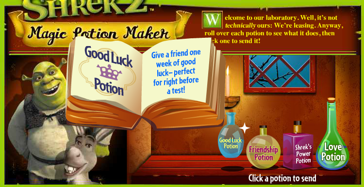 Shrek 2 Magic Potion Maker