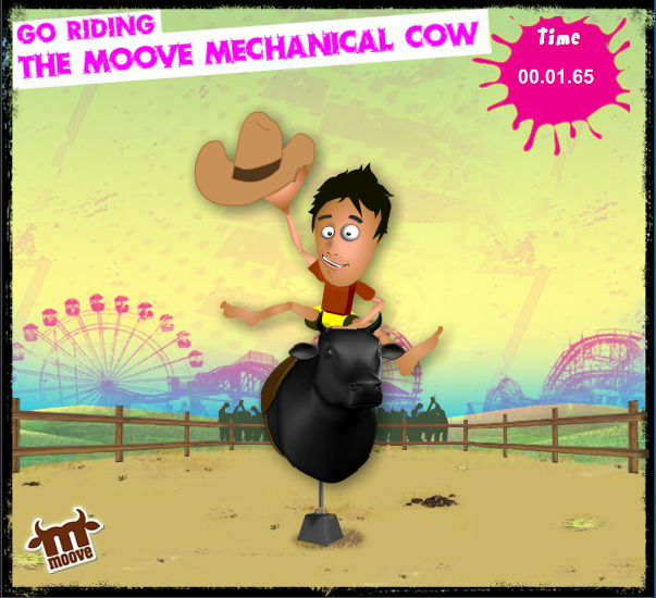 Go Riding the Moove Mechanical Cow