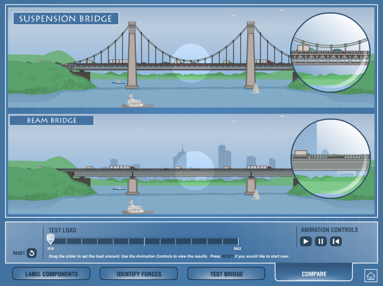Salvadori Center Bridges Interactive Demonstration