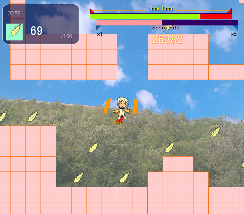 上を目指して苦労する