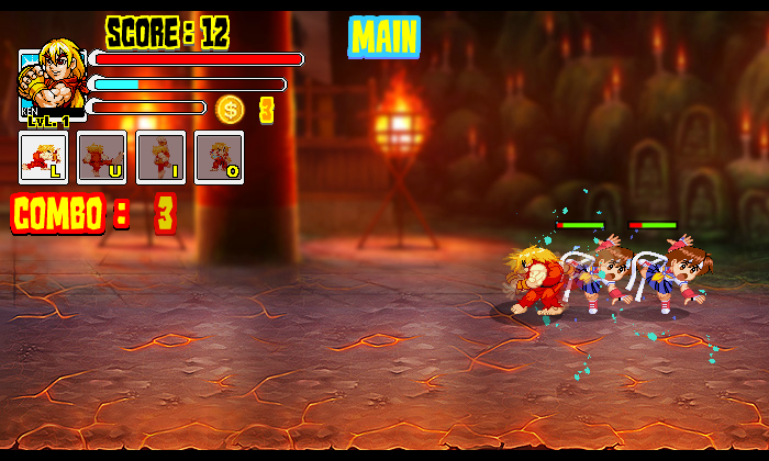 Super Pocket Fighter Adventure Flash