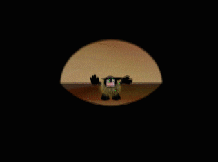 A Sheep in the dark 3D flash