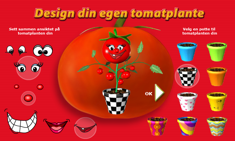 Design din egen tomatplante