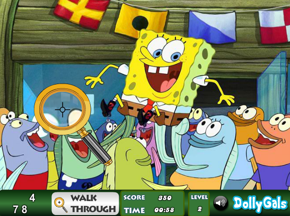 SpongeBob Spot the Numbers