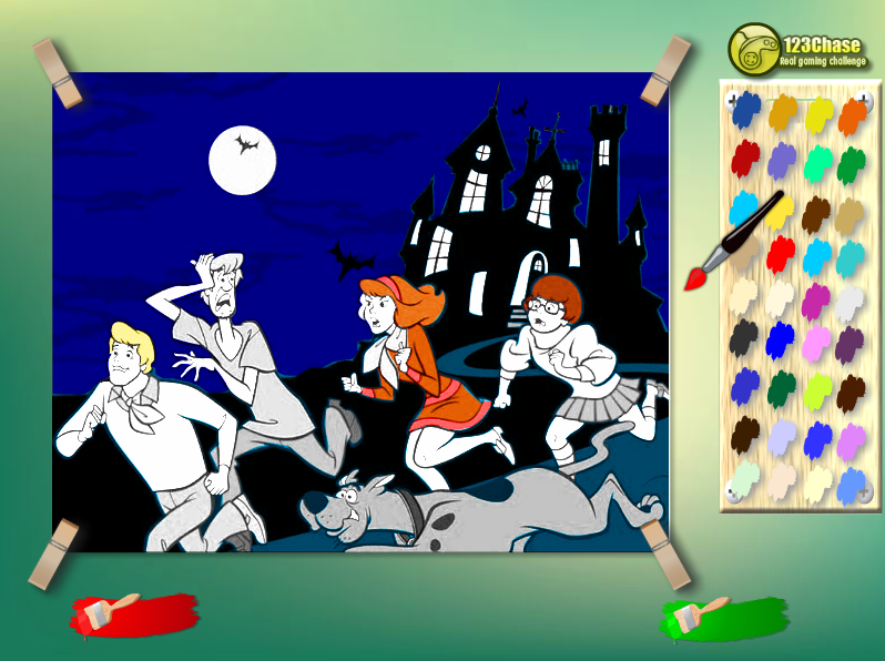 Scooby Doo Mystery Kids Coloring