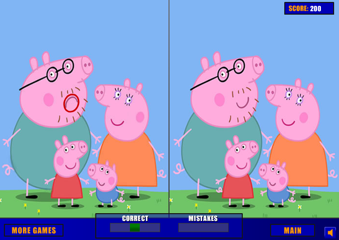 Peppa Pig Differences