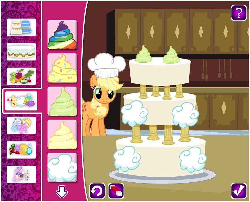 My Little Pony - Applejack's Wedding Cake Creator