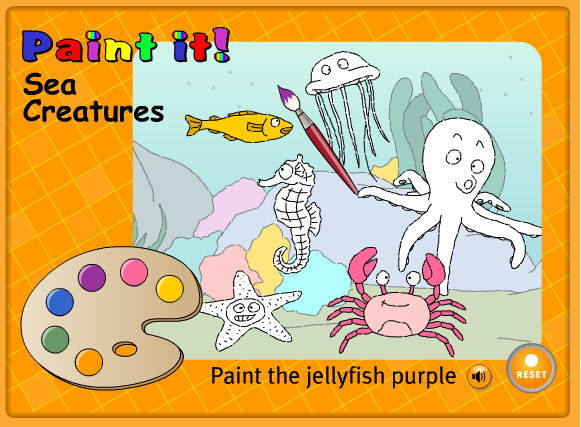 Paint it: Sea Creatures!