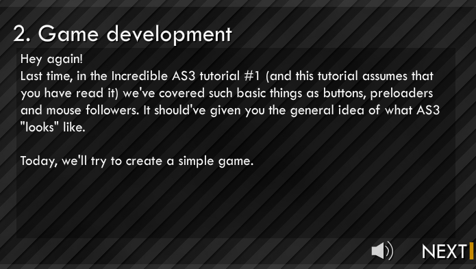 The Incredible AS 3.0 tutorial #2