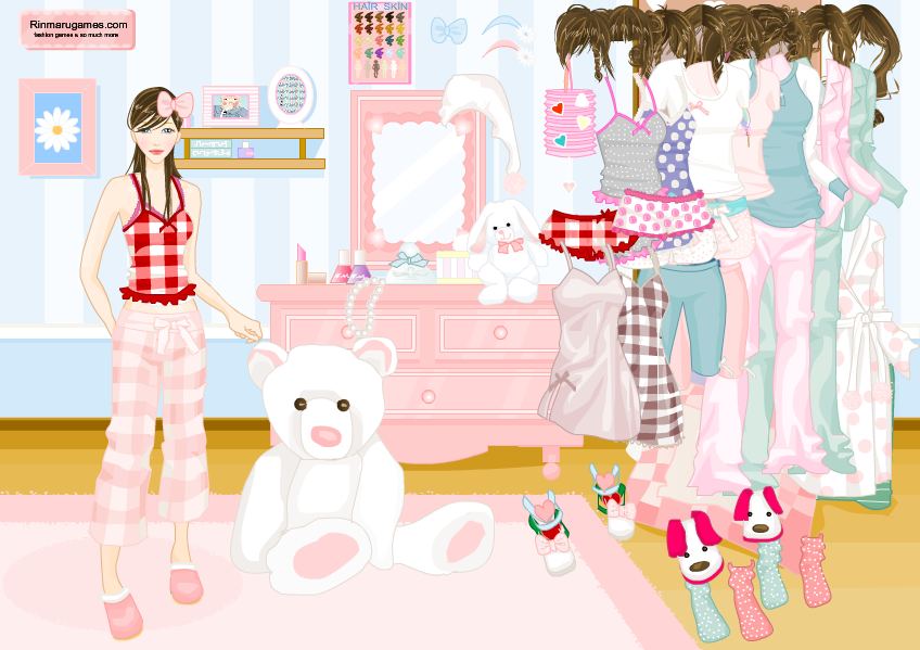 Pajama Dressup Game