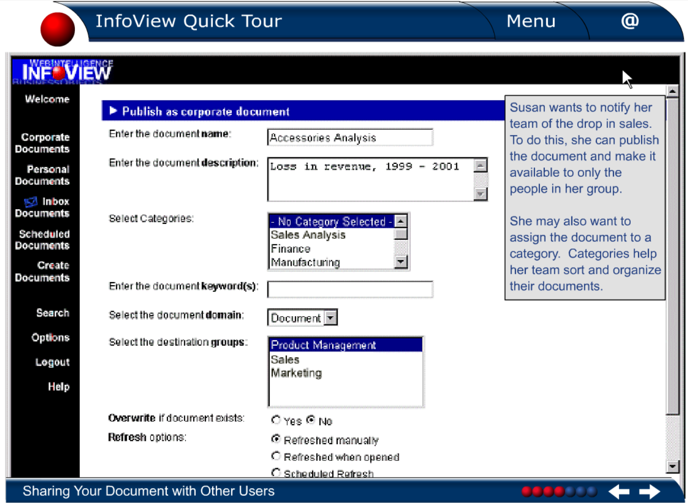 InfoView Quick Tour