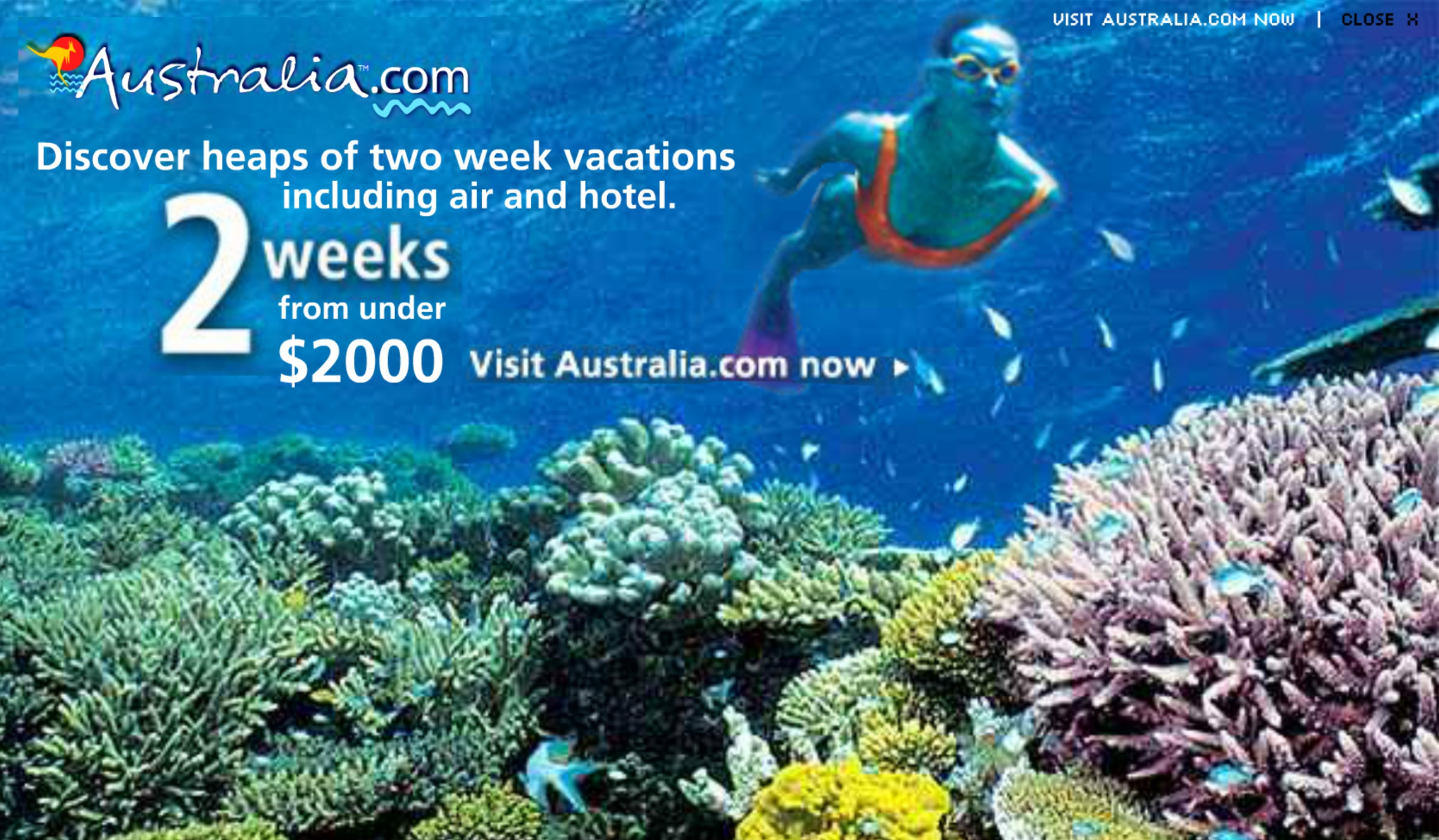 Australia.com 2004 Banner Ad