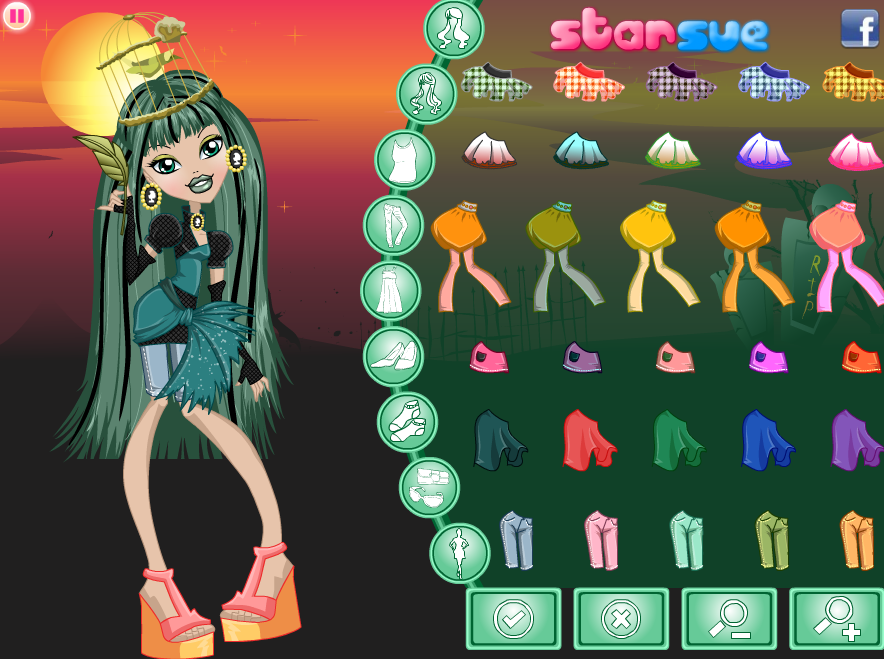 Bratzillaz Glam Gets Wicked: Siernna Calmer Dress Up