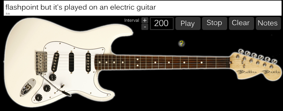 ButtonBass Player Electric Guitar