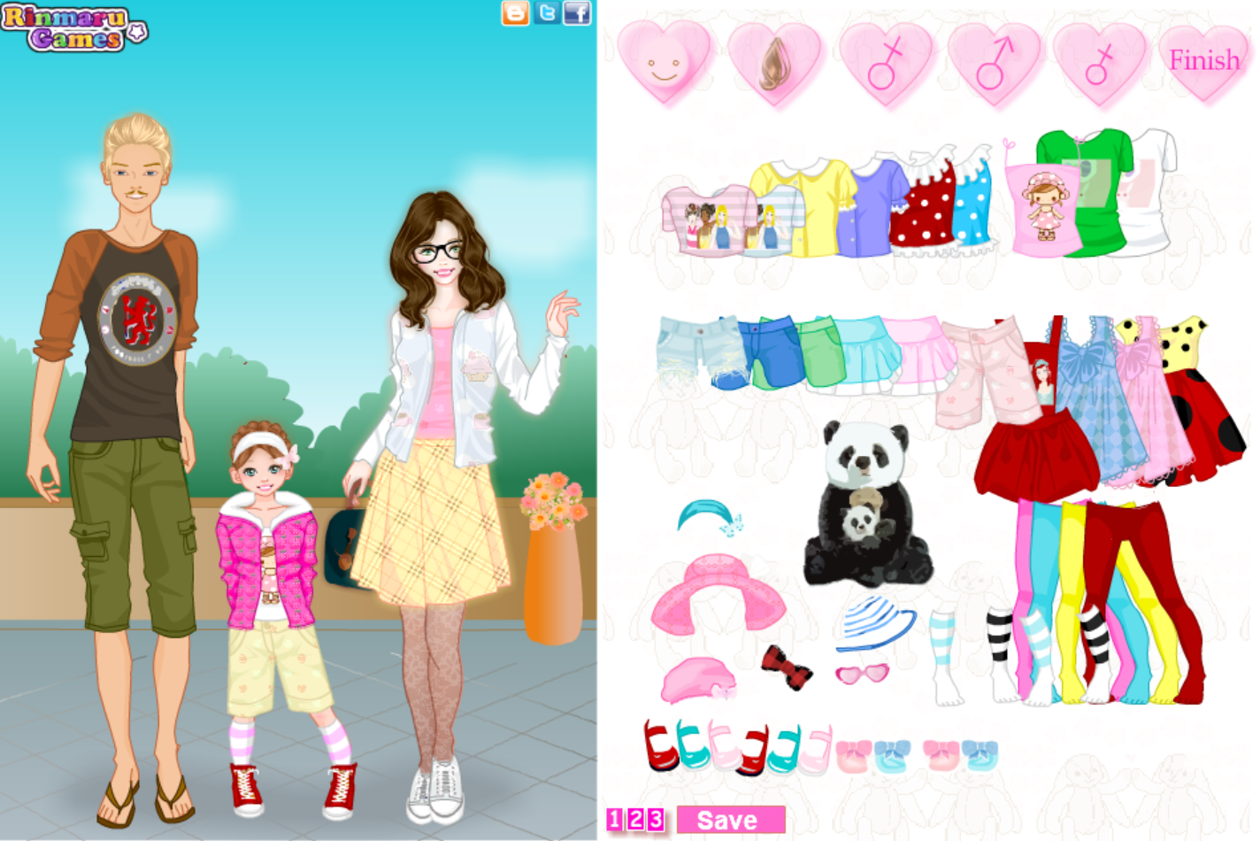 My Family Dress Up Game