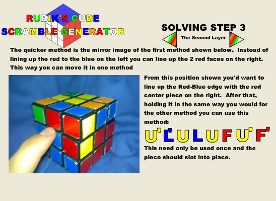 Rubik's Cube Scramble Generator