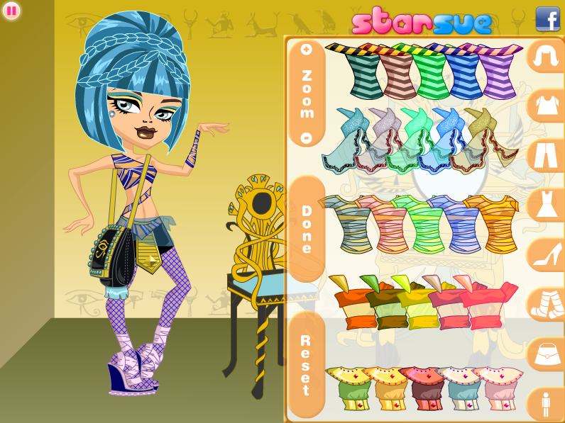 Monster High: Chibi Cleo de Nile Dress Up