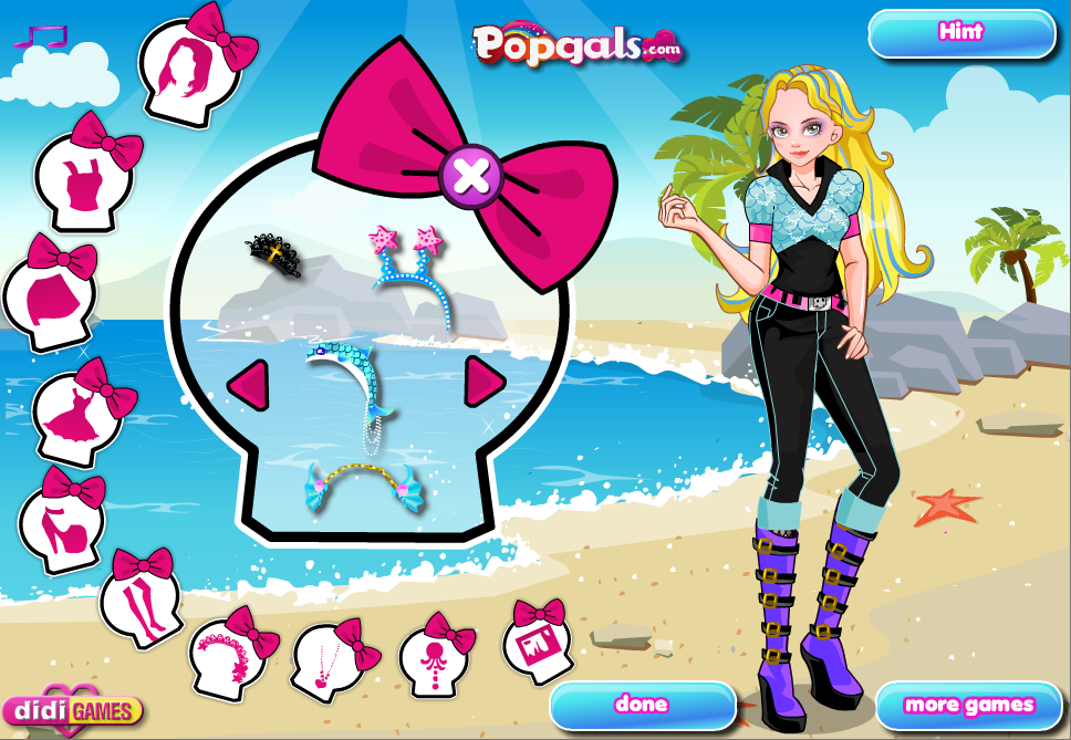 It girl - dress up like Lagoona Blue