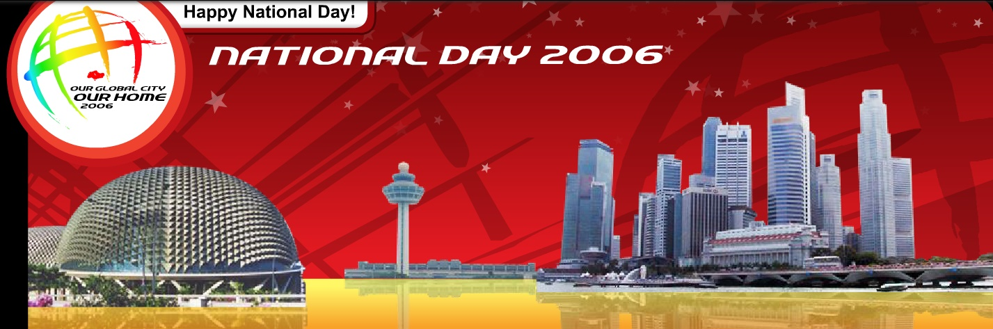 Singapore NDP 2006 Official Webpage Banner