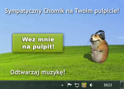 Sympatyczny Chomik na Twoim pulpicie!