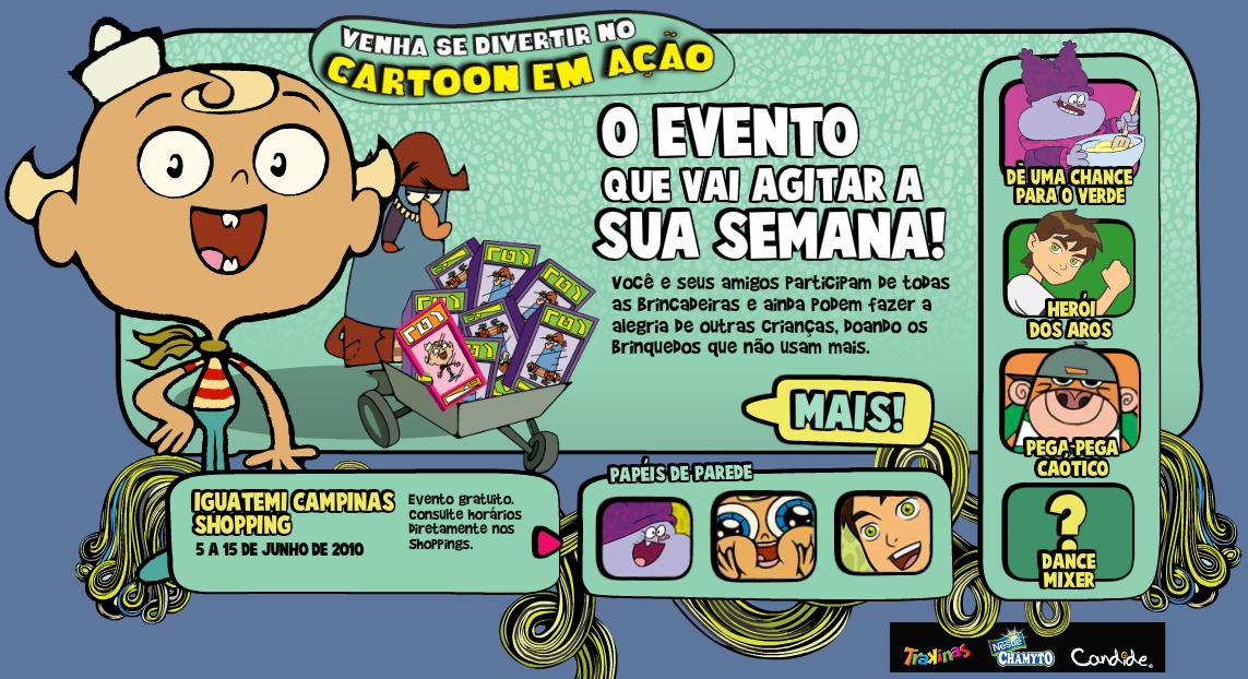 Cartoon Em Ação Microsite