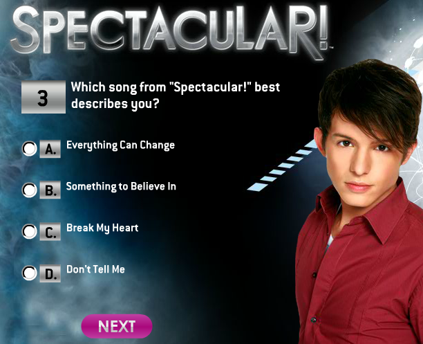 Spectacular! Personality Quiz