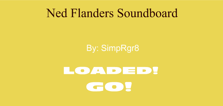 Ned Flander's Soundboard