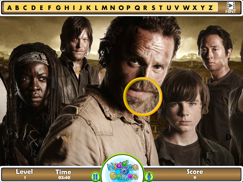 The Walking Dead - 6 Hidden Alphabets