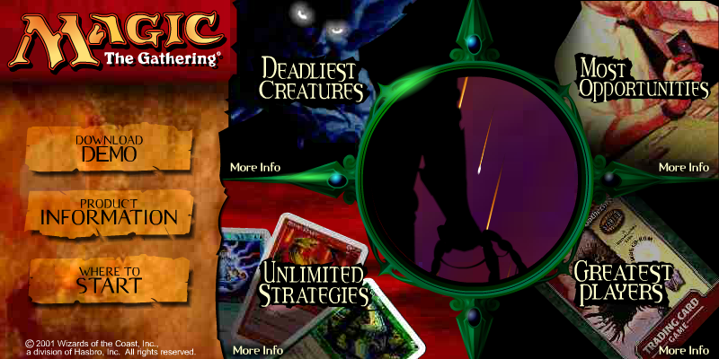 Magic the Gathering Microsite