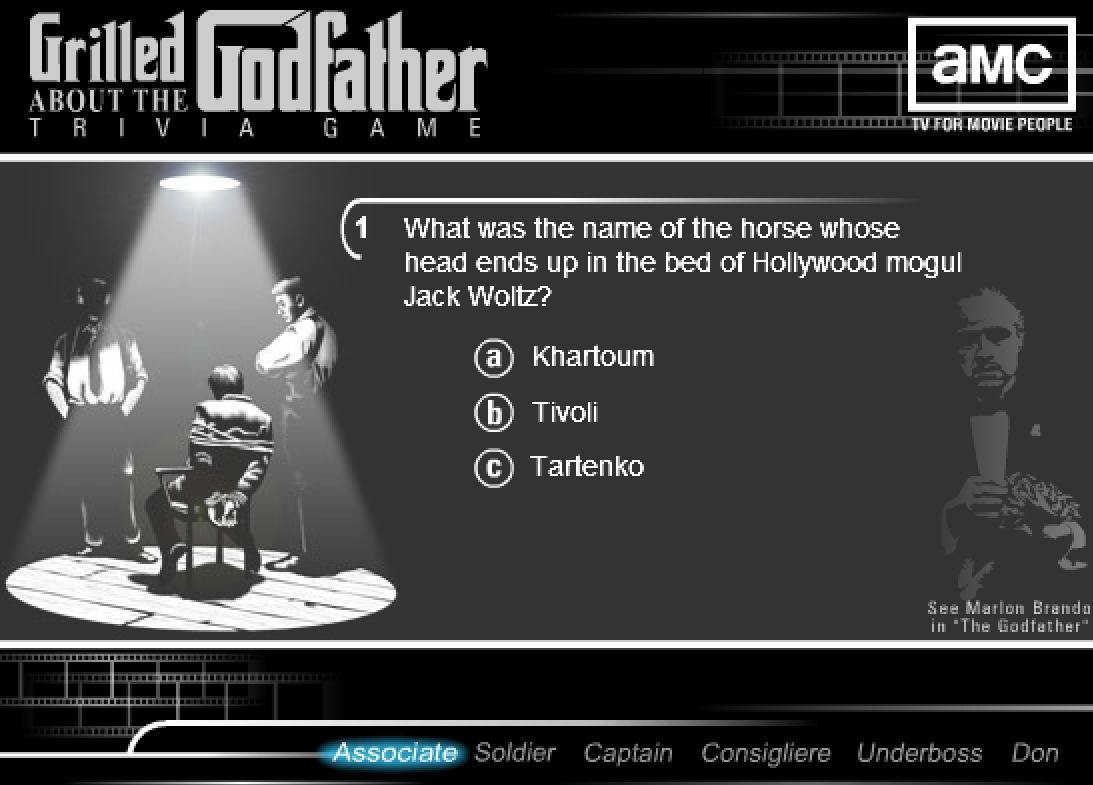 Grilled about The Godfather: Trivia Game