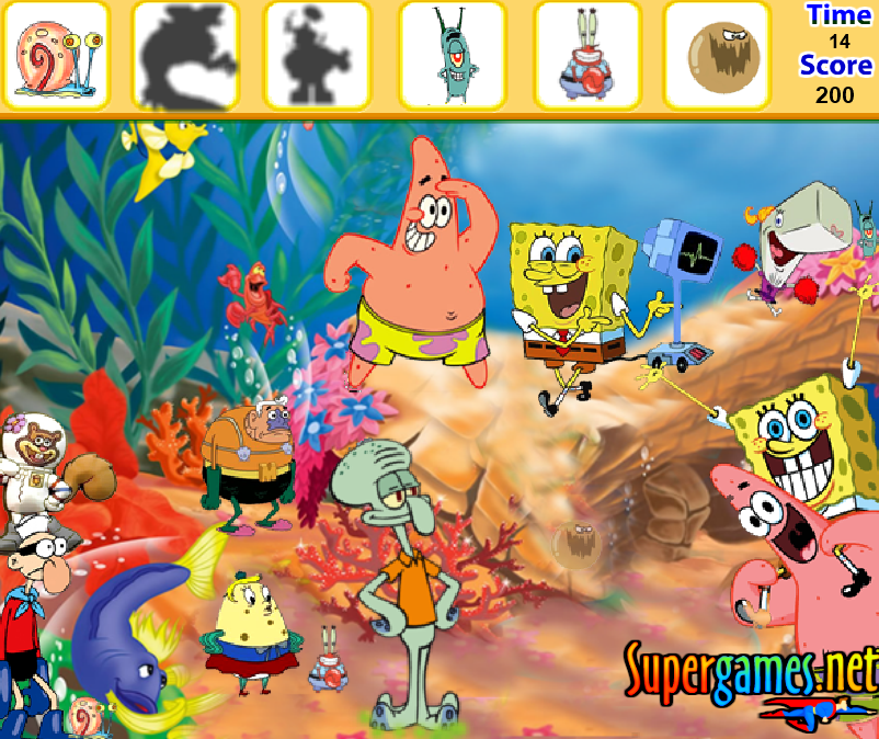 SpongeBob Hidden Objects