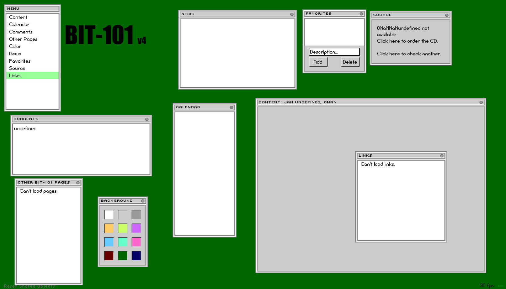 Bit-101 Homepage 2004