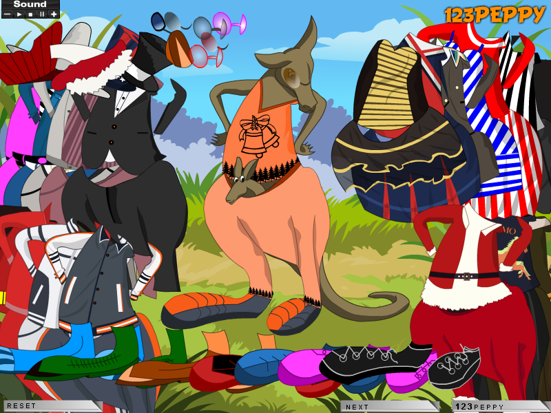 Kangaroo Dress up Game
